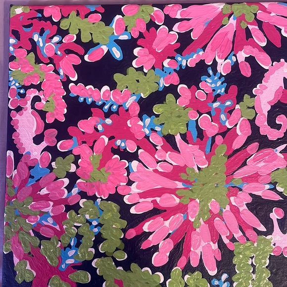 Lilly Pulitzer Inspired painting - Picture 2 of 7